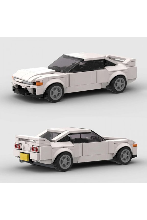MOC Skyline R32 Speed City Car Champion Racer Classic Supercar Building Blocks Brick Racing Supercar DIY Set Vehicle Kids Toys