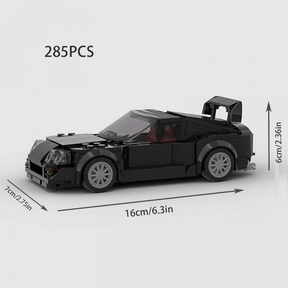 MOC Speed Champion Sports F1 City Racing Car AE86 Building Blocks Brick Vehicle Supercar Fast & Furious1 MK4 Supra Kids Toys Boy
