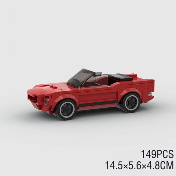 MOC Speed City Car Champion Racer Classic Supercar Building Blocks Brick Racing Super Technique Creative Garage DIY Set Vehicle