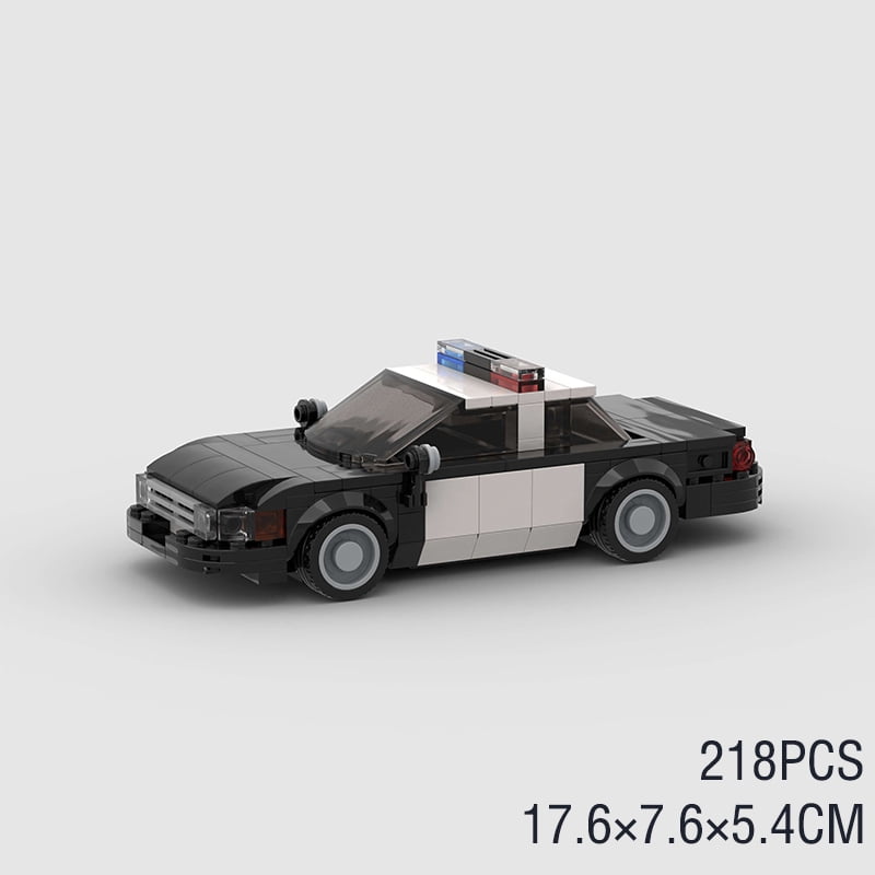 MOC Speed City Car Champion Racer Classic Supercar Building Blocks ...