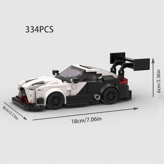giftMOC Speed City Car Champion Racer Supercar Building Blocks Brick Racing Technique Creative Garage Kid Toys 370Z Time Attack TT