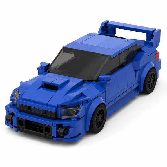 MOC Subaru WRX STI 303pcs racing sports car Vehicle Racer Building Blocks Brick Creative Garage Toys for Boys