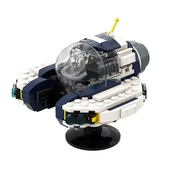 MOC Submarine Building Kit with Display Stand - 308pc Advanced Model for Adults 14+, DIY Deep Sea Explorer Desktop Decor