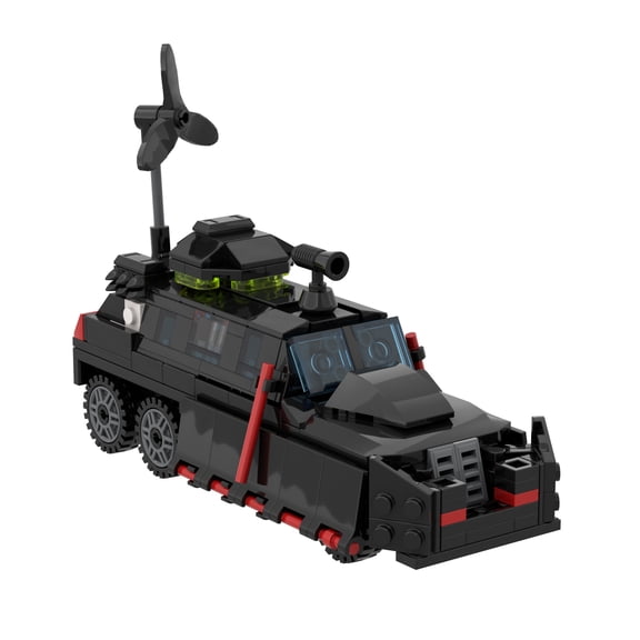 MOC TIV2 Tornado Intercept Vehicle Building Block Model Kit, Storm Chaser Replica, DIY Assembly Brick Toy for Adult Tornado Chasing Enthusiasts