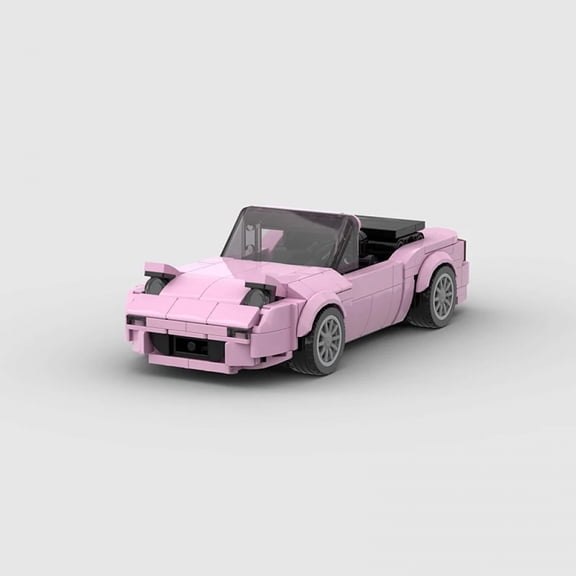 MOC Technical  Racing Sports Car Vehicle Speed Champion Racer Building Blocks Brick Creative Garage Toys for Boys gift