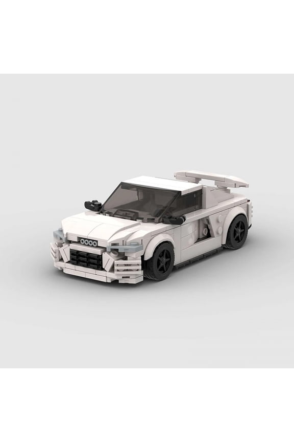 MOC Technical Racing Sports Car Vehicle Speed Champion Racer Building Blocks Brick Creative Garage Toys for Boys gift