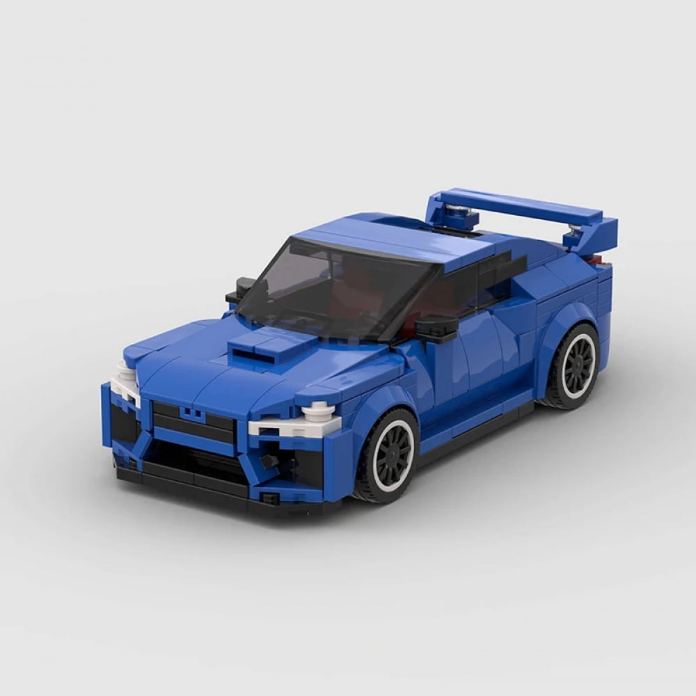 MOC Technical Racing Sports Car Vehicle Speed Champion Racer Building ...