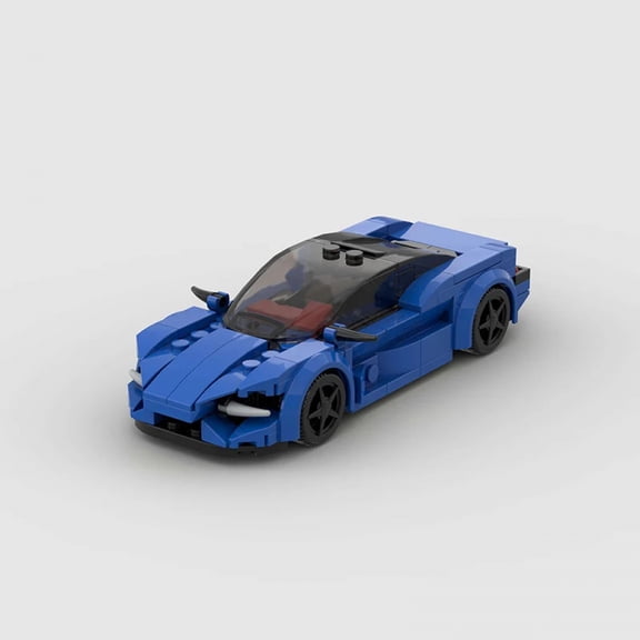 MOC Technical  Racing Sports Car Vehicle Speed Champion Racer Building Blocks Brick Creative Garage Toys for Boys gift