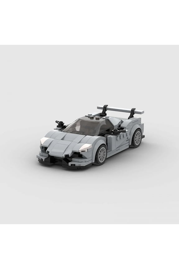 MOC Technical Racing Sports Car Vehicle Speed Champion Racer Building Blocks Brick Creative Garage Toys for Boys gift