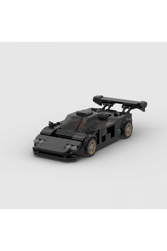 MOC Technical Racing Sports Car Vehicle Speed Champion Racer Building Blocks Brick Creative Garage Toys for Boys gift