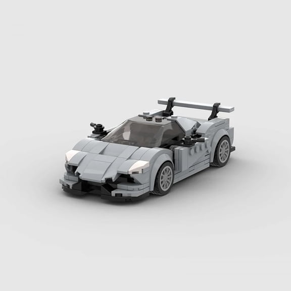 MOC Technical Racing Sports Car Vehicle Speed Champion Racer Building Blocks Brick Creative Garage Toys for Boys gift