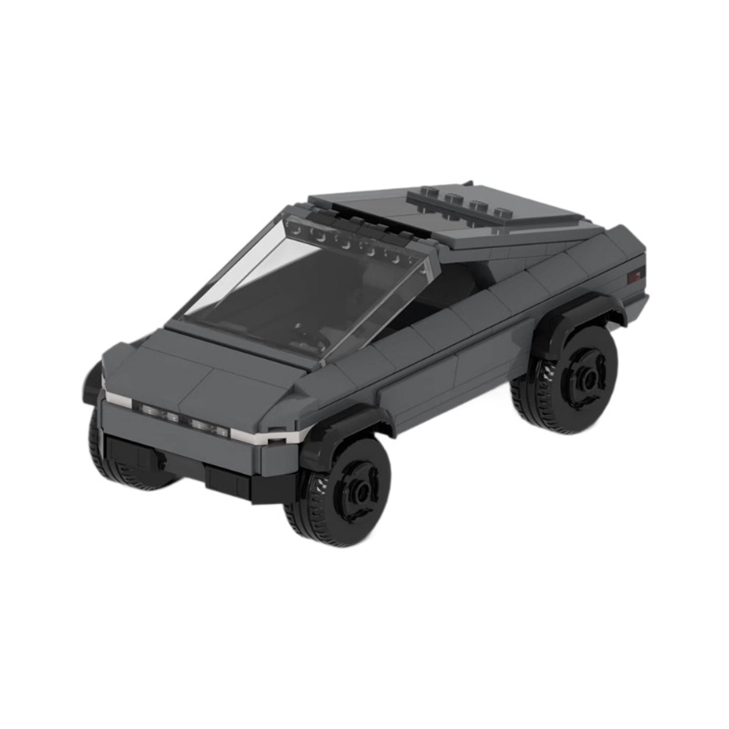 MOC Tesla Model – 198pcs Building Particles Racing Car Set