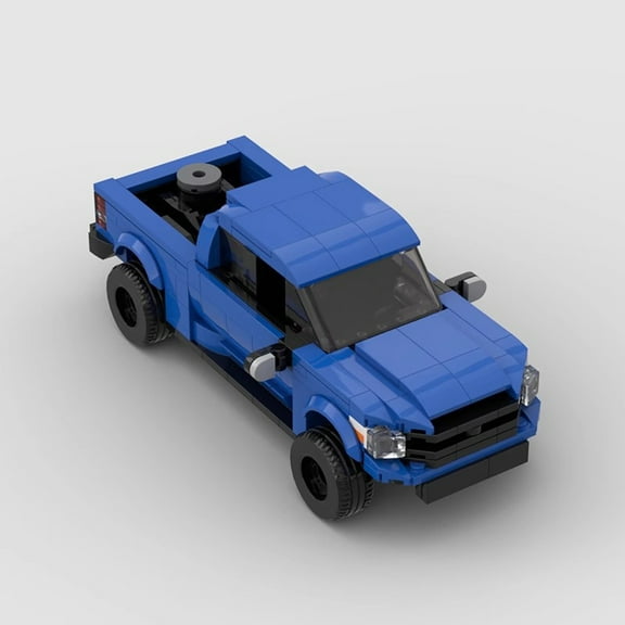 MOC Toyota Tundra 4x4 Off-Road Truck Building Kit (388 Pcs) , Speed Series Adventure Vehicle for Themed Parties, After-School Programs and Home Display Decor