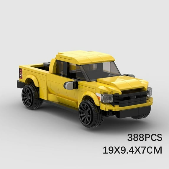 MOC Toyota Tundra 4x4 Off-Road Truck Building Kit (388 Pcs) , Speed Series Adventure Vehicle for Themed Parties, After-School Programs and Home Display Decor
