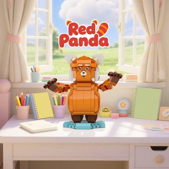 MOC Turninged Movie Figure Model Red Panda Building Blocks Set Birthday Gifts for Fans Boys and Girls (438 PCS)