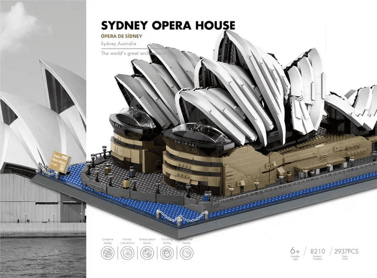 Edifice Block MOC World Famous Architecture Edifice Opera House Building Blocks Villa ...