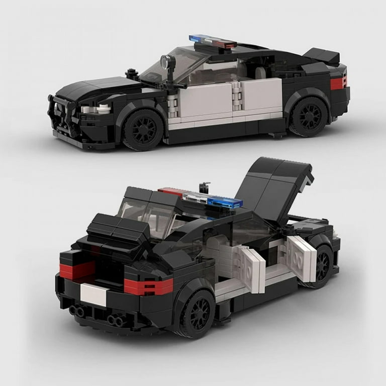 MOC city vehicle building blocks Speed Champions SWAT police cars patrol M5 sets racing model technique bricks kids toys DIY Walmart