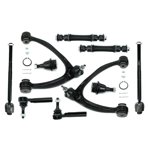 MOCA AUTOPARTS 10pcs Front Upper Control Arm Ball Joint Sway Bar Fit for 2007-2014 Cadillac Escalade Esv & 2007-2013 Chevrolet Silverado 1500 Avalanche GMC Sierra 1500 Yukon
