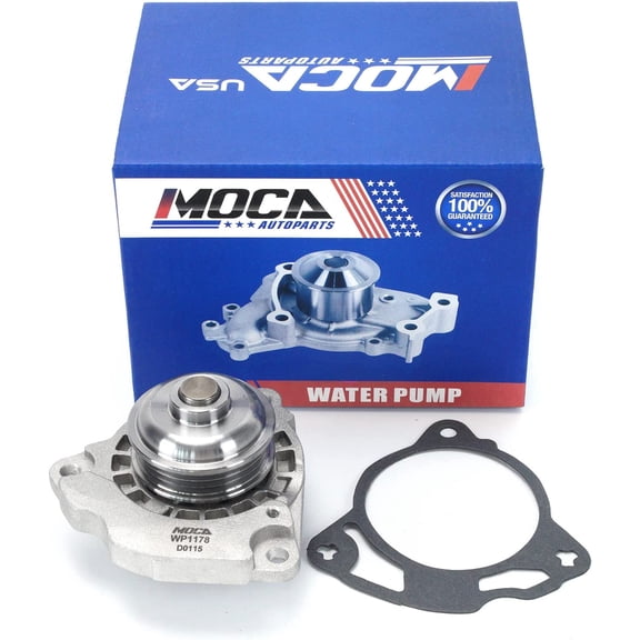 MOCA AUTOPARTS 125-3240 Engine Water Pump fit 09-12 for Ford Escape 3.0L, 10-12 for Ford Fusion 3.0L, 09-11 for Mazda Tribute 3.0L, 09-11 for Mercury Mariner 3.0L