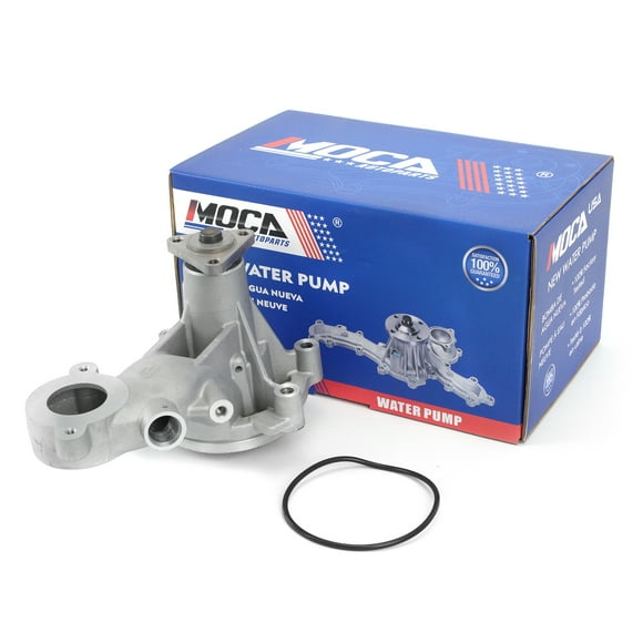 MOCA AUTOPARTS 125-3440 Water Pump 3-Bolt Pulley Flange Fit for 2011-2022 Ford F-150 Lobo Mustang 5.0L & 2011-2014 Lincoln Mark LT 5.0L