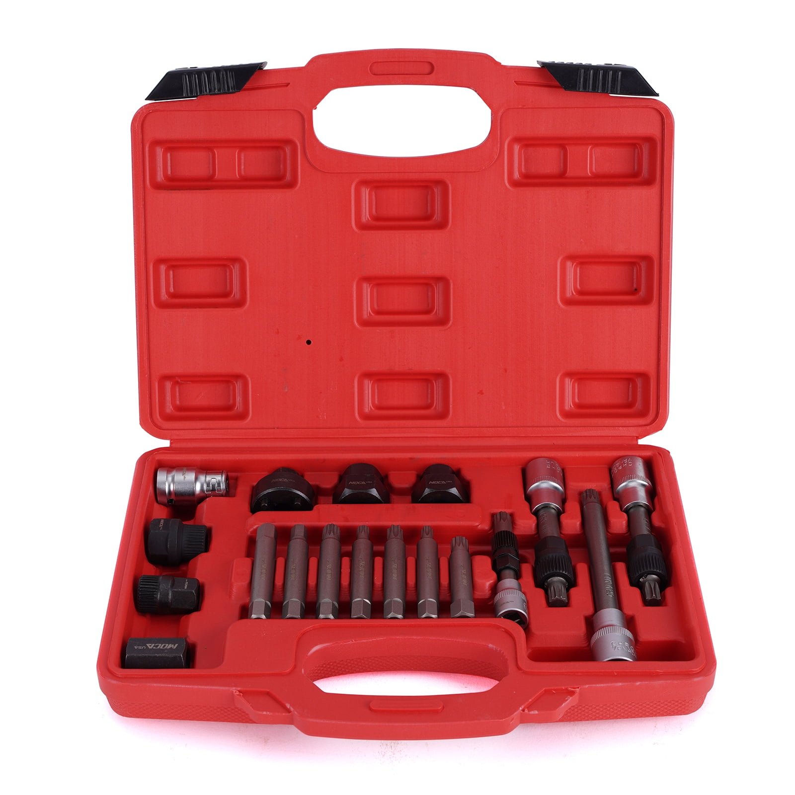 MOCA AUTOPARTS 18PCS Alternator Freewheel Pulley Removal Set with TRX