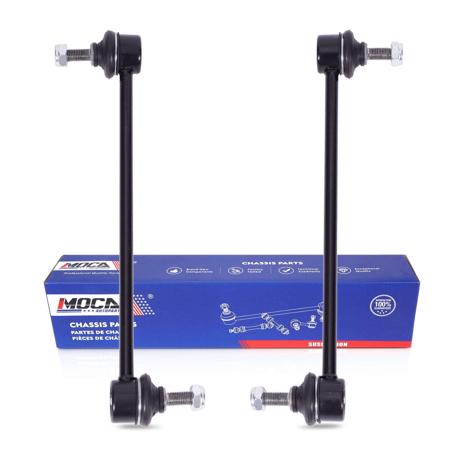 MOCA AUTOPARTS 2 Pcs Front Sway Bar Link Kit Fit for 2011-2014 Chrysler 200 V6 3.6L & 2009-2014 Dodge Avenger L4 2.4L
