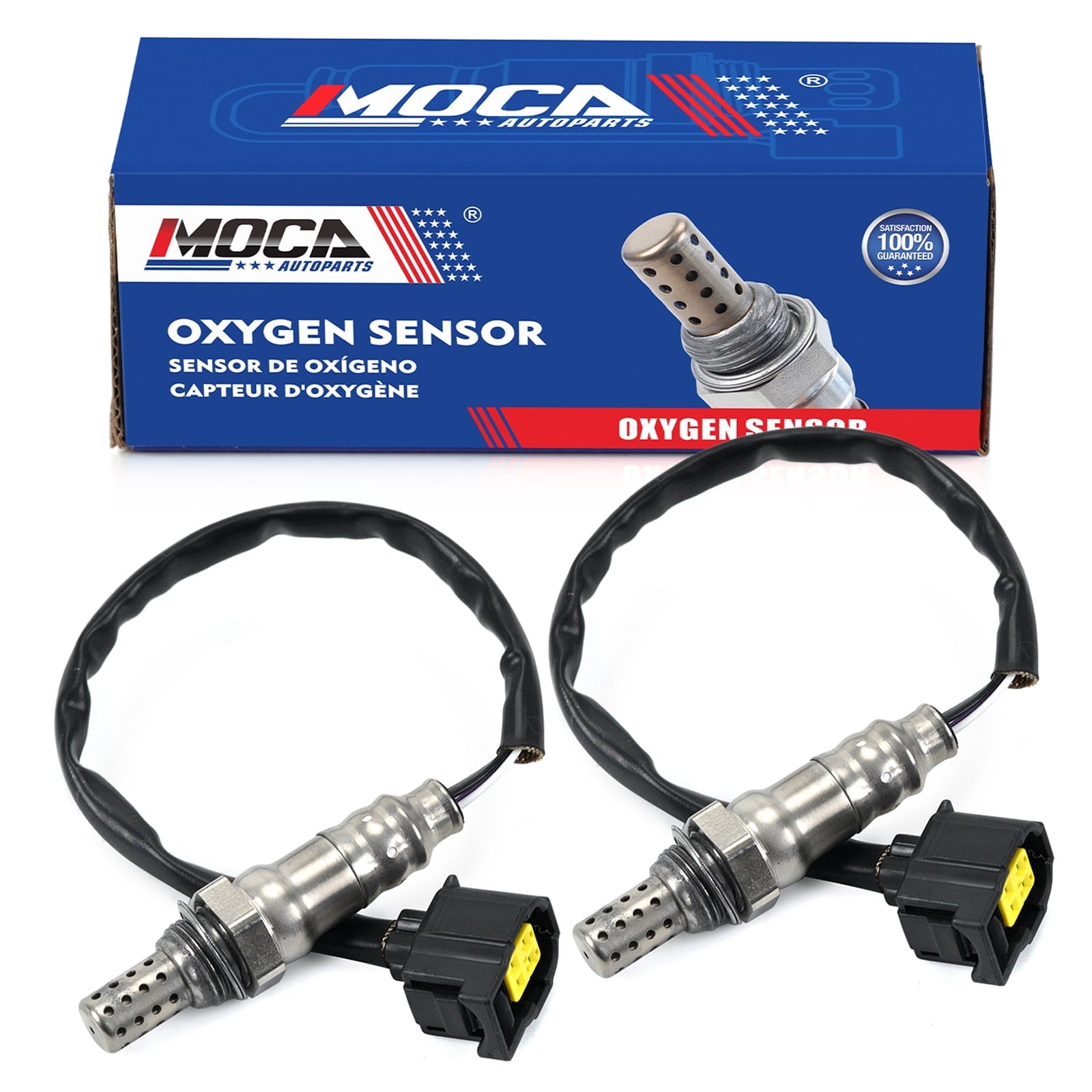 MOCA AUTOPARTS 2x 234-4881 Downstream & Upstream O2 Oxygen Sensor Fit for 2007-2010 Chrysler Sebring 2.4L & 2008-2010 Dodge Grand Caravan 3.8L & 2009-2012 Volkswagen Routan 3.8L