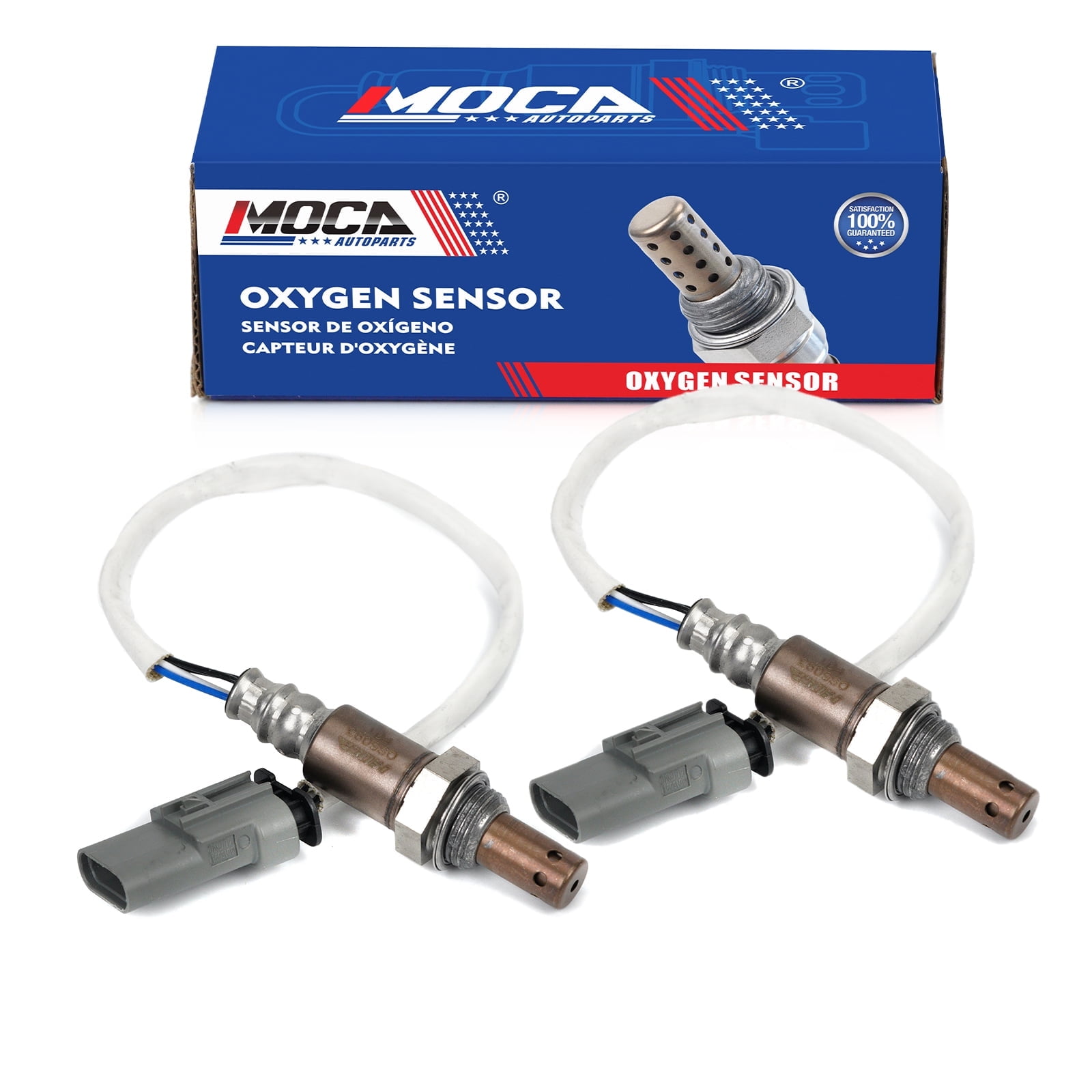 MOCA AUTOPARTS 2x 234-4940 Upstream O2 Oxygen Sensor Fit for 2014-2018 Chevrolet Silverado 1500 4.3L 5.3L 6.2L & 2015-2020 Chevrolet Suburban 5.3L & 2015-2020 GMC Yukon 5.3L
