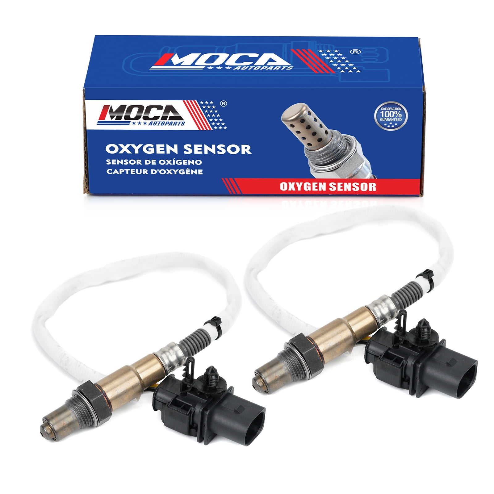 MOCA AUTOPARTS 2x 234-5113 Upstream O2 Oxygen Sensor Fit for 2009-2014 Ford E-150 E-250 4.6L 5.4L & 2016-2020 Lincoln Navigator 3.5L