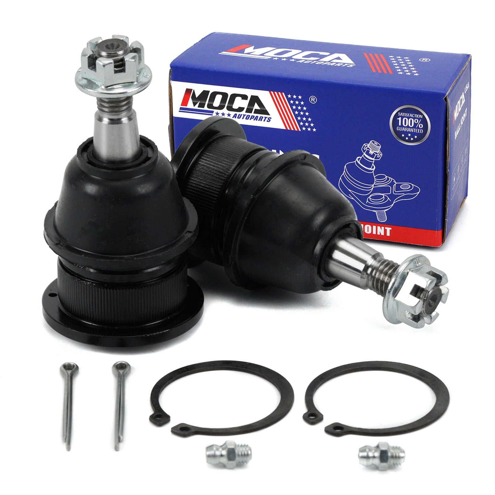 MOCA AUTOPARTS 2x Front Upper Ball Joints Fit for 2002-2006 Cadillac Escalade & 1999-2006 Chevrolet Silverado 1500 & 2001-2006 GMC Yukon