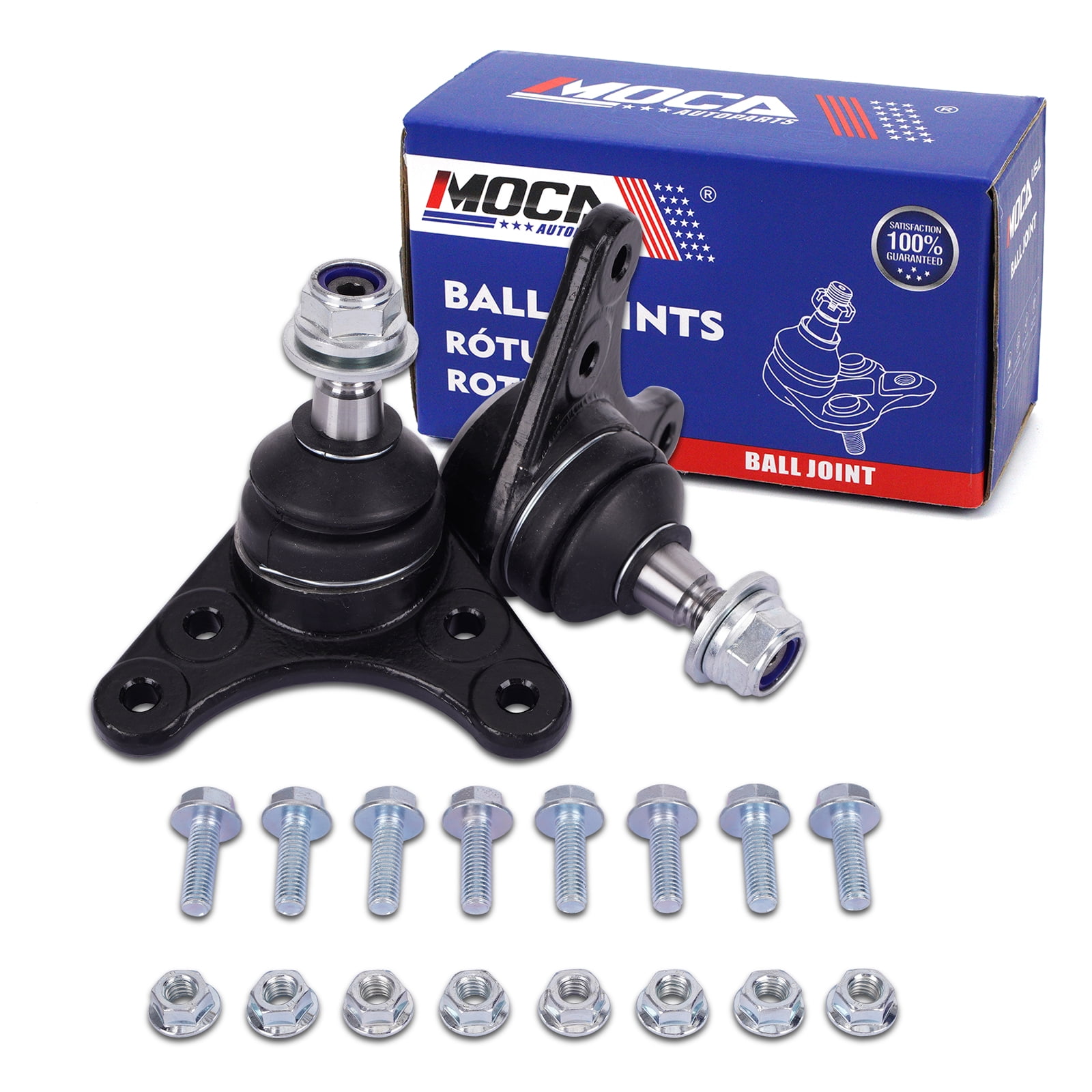 MOCA AUTOPARTS 2x Front Upper Ball Joints Fit for 2004-2012 Chevrolet Colorado & 2004-2012 GMC Canyon & 2007-2008 Isuzu i-290 i-370