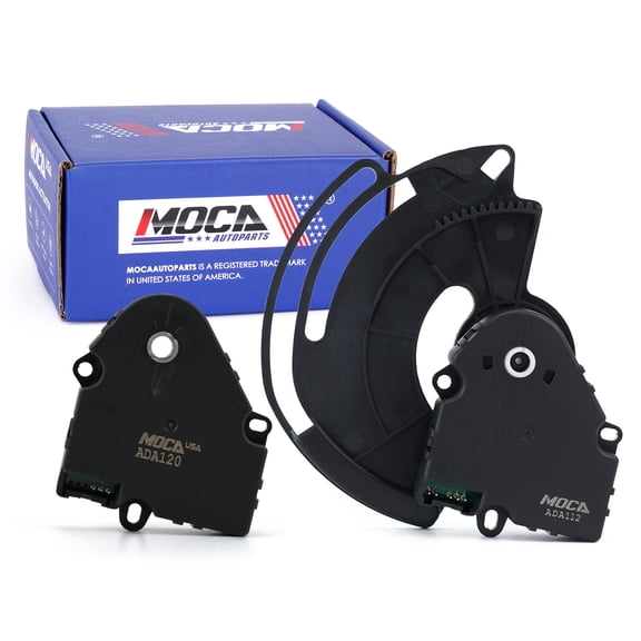 MOCA AUTOPARTS 2x HVAC Blend Air Door Actuator Fit for 2004-2006 GMC Sierra 3500 6.0L 6.6L 8.1L & 2004-2006 Chevrolet Silverado 3500 5.7L 6.0L 6.6L 8.1L