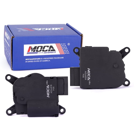 MOCA AUTOPARTS 2x Main Heater Blend Door Actuators w/ 5-Pin Fit for 2012-2017 Volkswagen CC 2.0L 3.6L