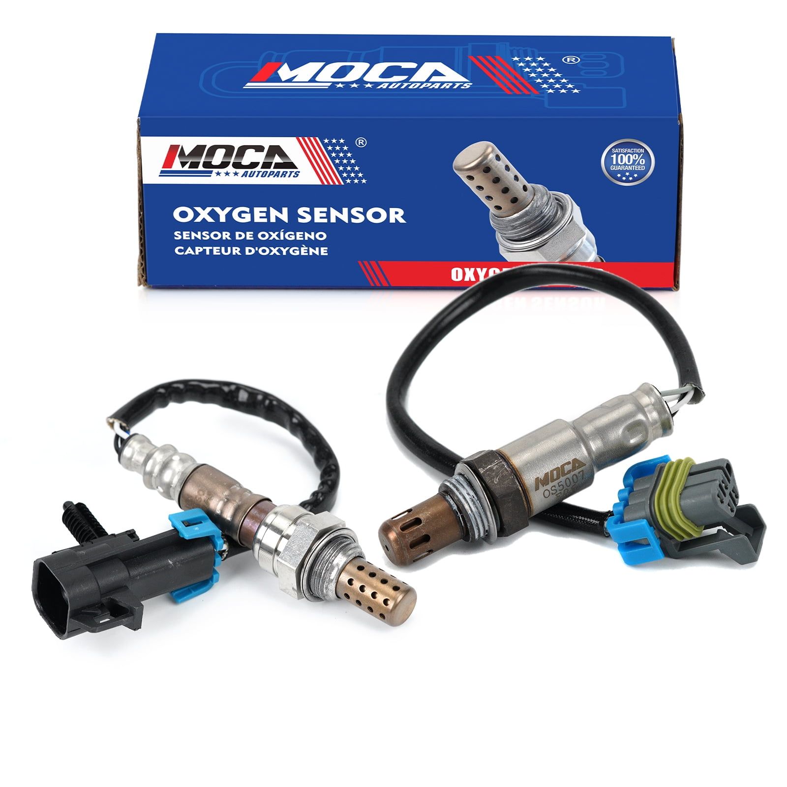 MOCA AUTOPARTS 2x O2 Oxygen Sensor Fit for 2012-2015 Chevrolet Captiva Sport 2.4L & 2011-2015 GMC Terrain 2.4L & 2011-2014 Chevrolet Equinox 2.4L