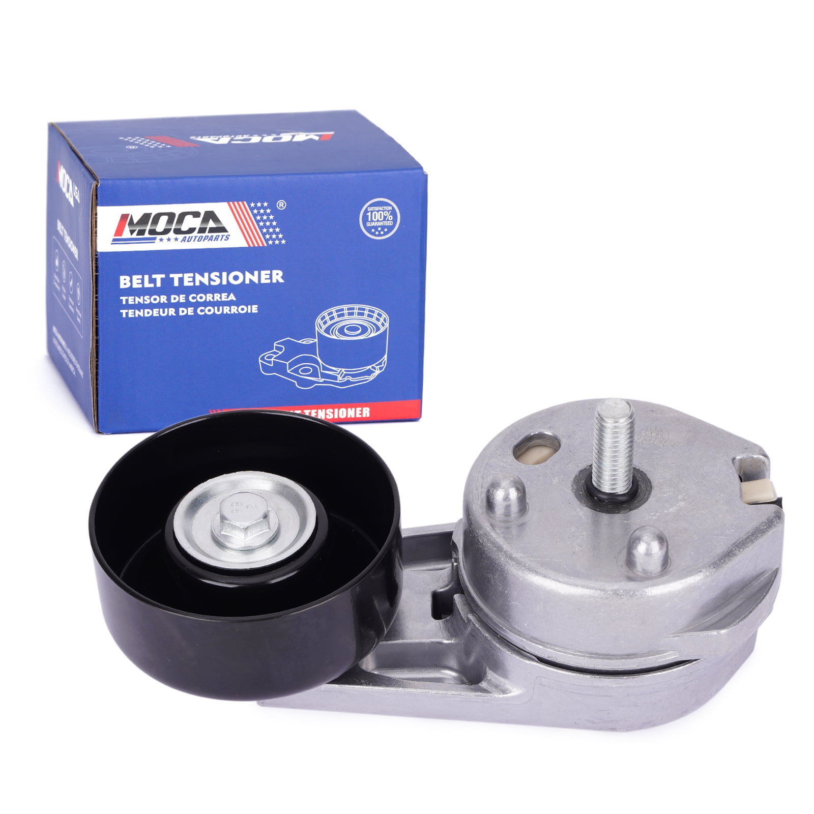 MOCA AUTOPARTS 38279 Belt Tensioner Assembly Fit for 2005-2007 Ford Freestyle 3.0L & 2003-2008 Jaguar S-Type 4.2L & 2000-2006 Lincoln LS 3.9L