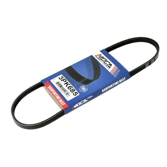 MOCA AUTOPARTS 3PK685 Serpentine Belt Fit for 95-97 Ford Contour V6 2.5L & 01-04 Mazda Tribute V6 3.0L & 95-97 Mercury Mystique V6 2.5L