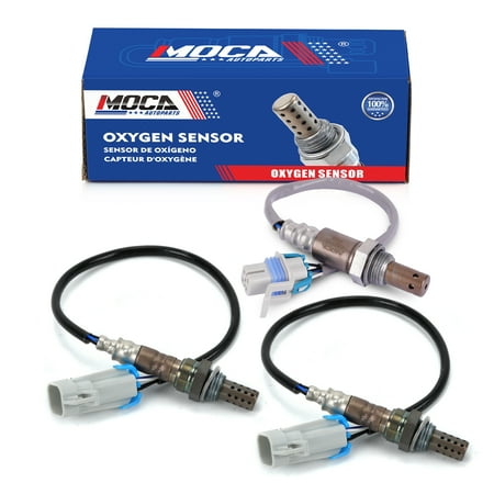 MOCA AUTOPARTS 3x O2 Oxygen Sensor Fit for 2008-2012 Chevrolet Malibu 3.6L & 2008-2011 Chevrolet Impala 3.5L 3.9L