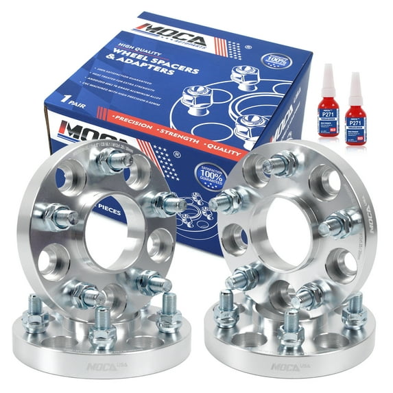MOCA AUTOPARTS 4PCS 0.79"(20mm) Wheel Spacers 5x4.5" to 5x4.5" with M12x1.25 Thread Pitch Fit for 2008-2012 Infiniti Ex35 & 2002-2018 Nissan Altima