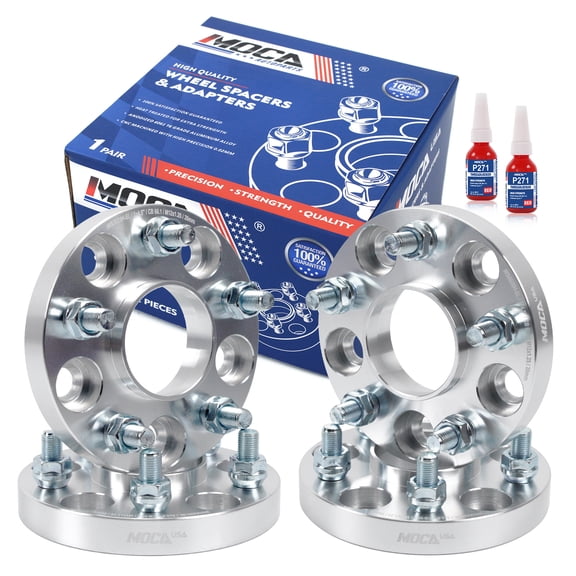MOCA AUTOPARTS 4PCS 0.79"(20mm) Wheel Spacers 5x4.5" to 5x4.5" with M12x1.25 Thread Pitch Fit for 2008-2012 Infiniti Ex35 & 2002-2018 Nissan Altima