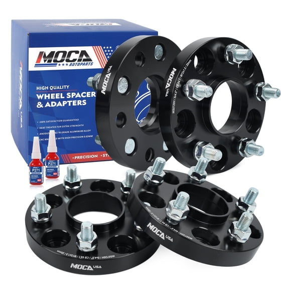 MOCA AUTOPARTS 4PCS 0.79"(20mm) Wheel Spacers 5x4.5" to 5x4.5" with M12x1.5 Thread Pitch Fit for 2012-2020 Acura ILX & 1996-2020 Honda Stepwgn
