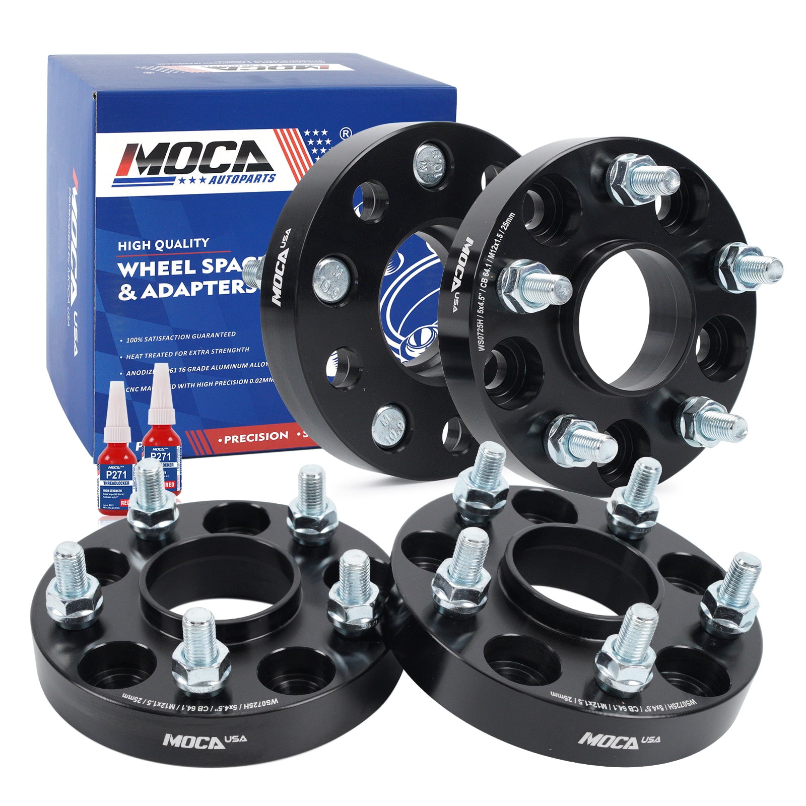 Thread 1642 MOCA AUTOPARTS 4PCS Wheel Spacers 5x4.5