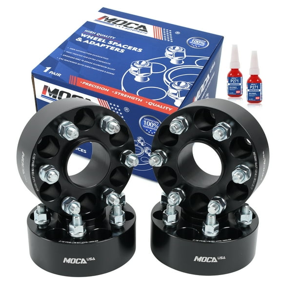 MOCA AUTOPARTS 4PCS 2"(50.8mm) Wheel Spacers 6x4.5" to 6x4.5" with M12x1.25 Thread Pitch Fit for 2005-2022 Nissan Frontier & 2005-2015 Nissan Xterra