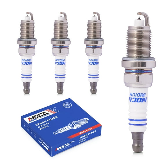 MOCA AUTOPARTS 4PCS Spark Plugs Fit for 1997-2000 Acura EL 1.6L & 2007-2012 Dodge Caliber 2.0L & 1999-2003 Mazda Protege 1.6L & 2008-2009 Saturn Astra 1.8L
