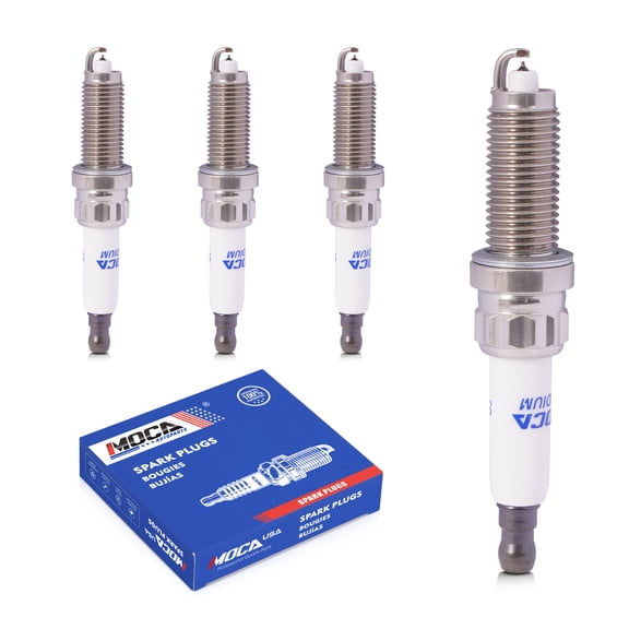 MOCA AUTOPARTS 4PCS Spark Plugs Fit for 2013-2018 BMW 320i xDrive 2.0L & 2012-2016 BMW 528i 2.0L & 2016-2021 BMW M2 3.0L & 2016-2018 BMW X4 3.0L & 2016-2018 BMW X5 2.0L