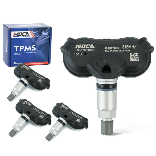 MOCA AUTOPARTS 4PCS Tire Pressure Sensor TPMS 315Mhz Fit for Honda
