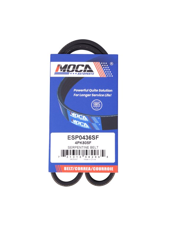 4PK805F Drive Belt Fit for 2013-2021 Subaru WRX STI 2.5L & 2008-2014 Subaru Impreza 2.5L & 2009-2013 Subaru Forester 2.5L