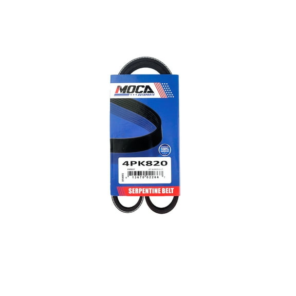 MOCA AUTOPARTS 4PK820 Serpentine Belt for 98-00 Honda Civic 1.6L & 98-00 Honda Civic 1.6L & 1997 Honda CR-V 2.0L & 92-94 Suzuki Sidekick 1.6L