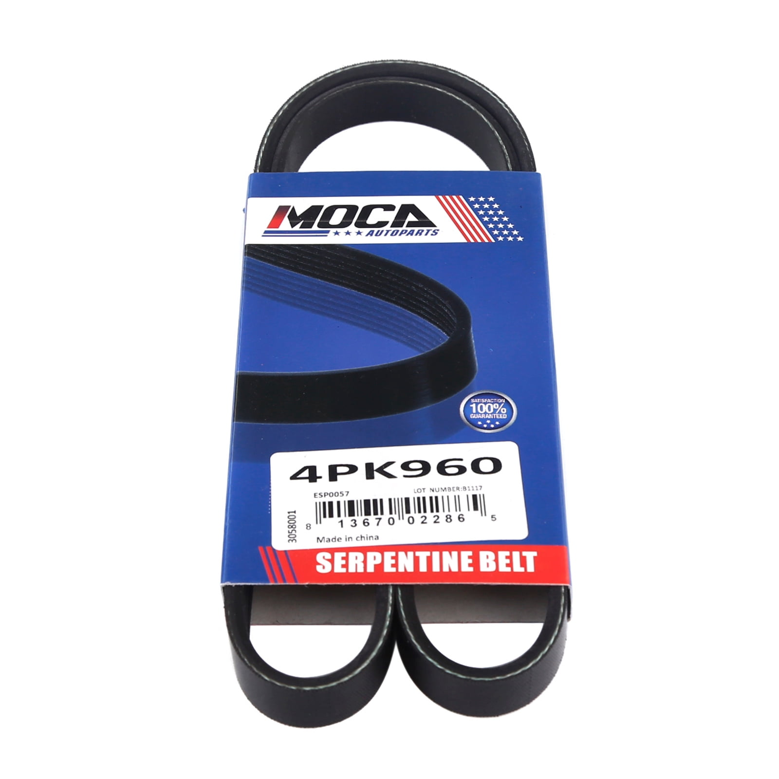 MOCA AUTOPARTS 4PK960 Serpentine Belt Fit for 2003-2008