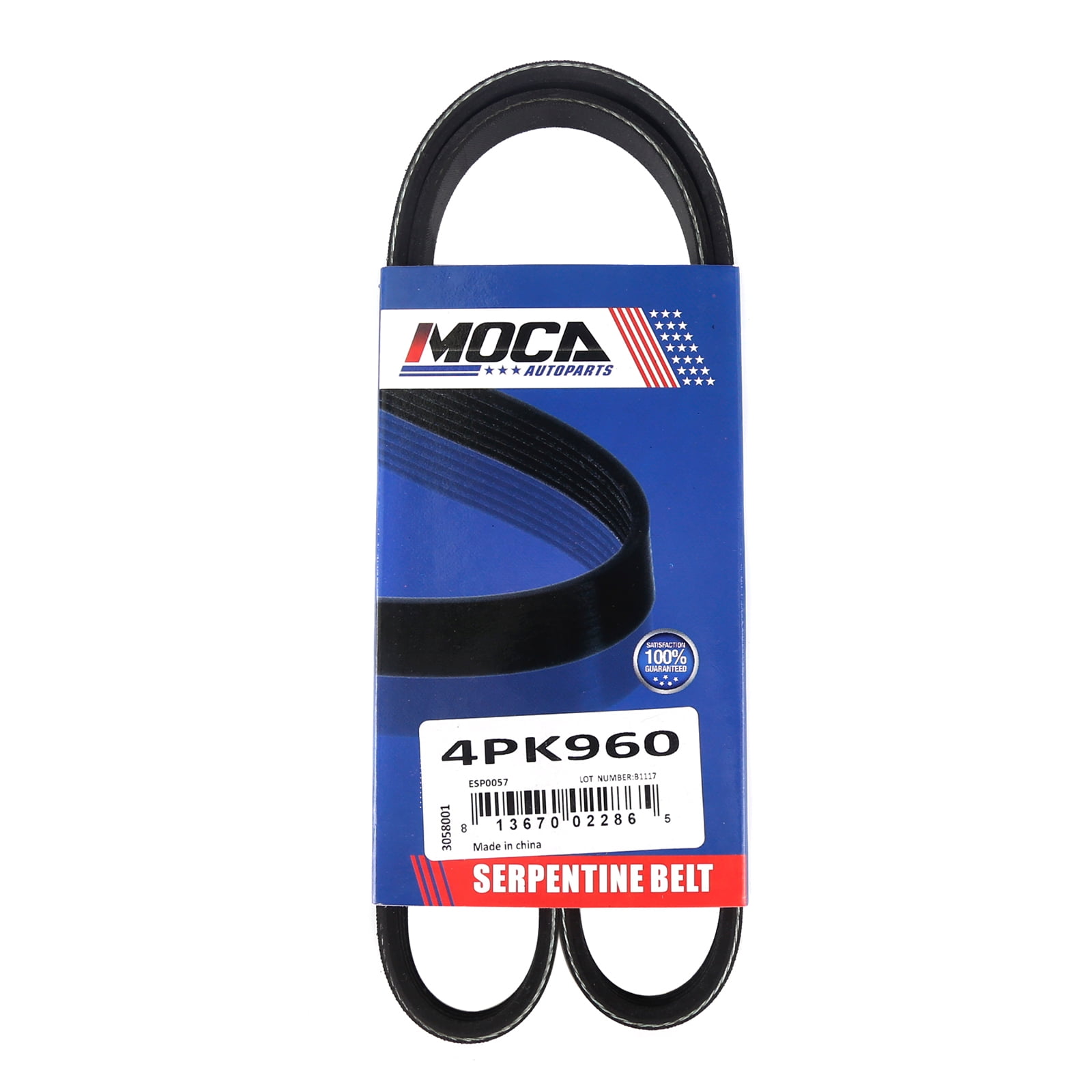 MOCA AUTOPARTS 4PK960 Serpentine Belt Fit for 20032008 Chevrolet