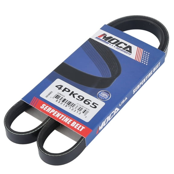 MOCA AUTOPARTS 4PK965 Serpentine Belt Fit for 1994-1995 Acura Legend 3.2L & 1993-1997 Infiniti J30 3.0L & 1985-1986 Subaru XT 1.8L